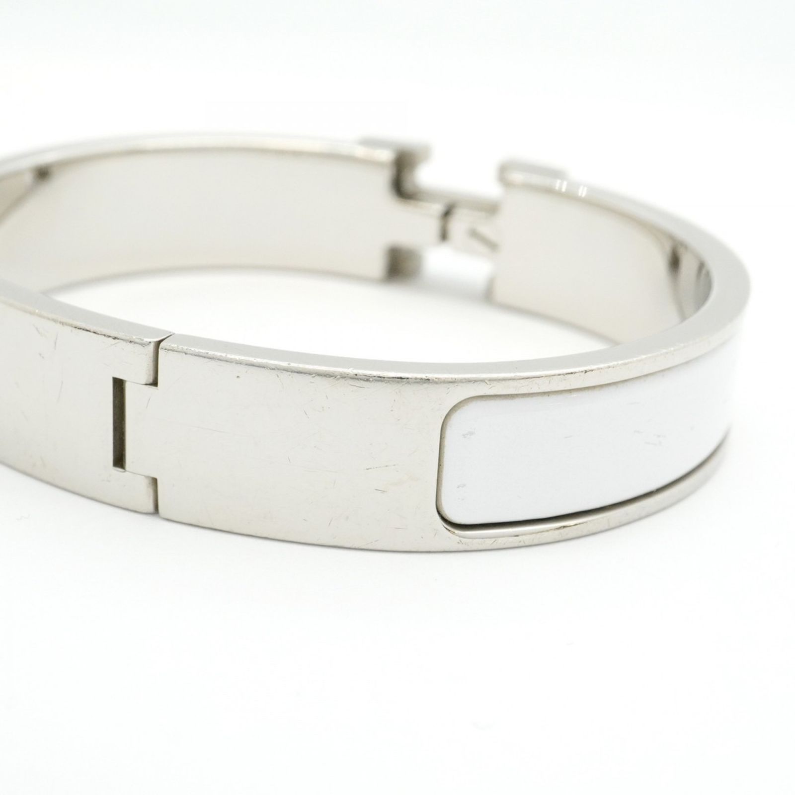 【HERMES 】エルメス バングル クリッククラックPMシルバー ホワイトPM エルメス(Hermes) エルメス バングル クリッククラックPM メタル