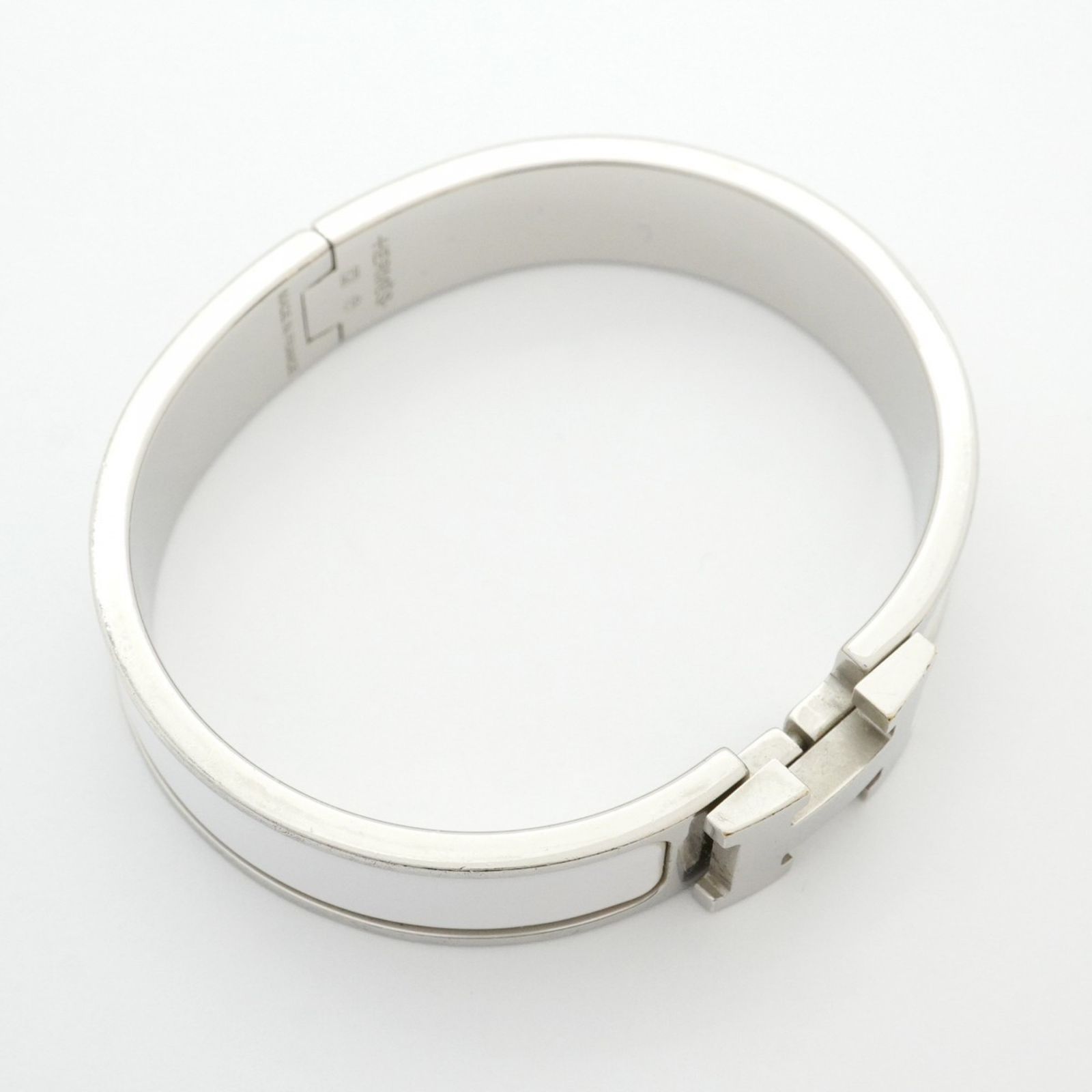 【HERMES 】エルメス バングル クリッククラックPMシルバー ホワイトPM エルメス(Hermes) エルメス バングル クリッククラックPM メタル