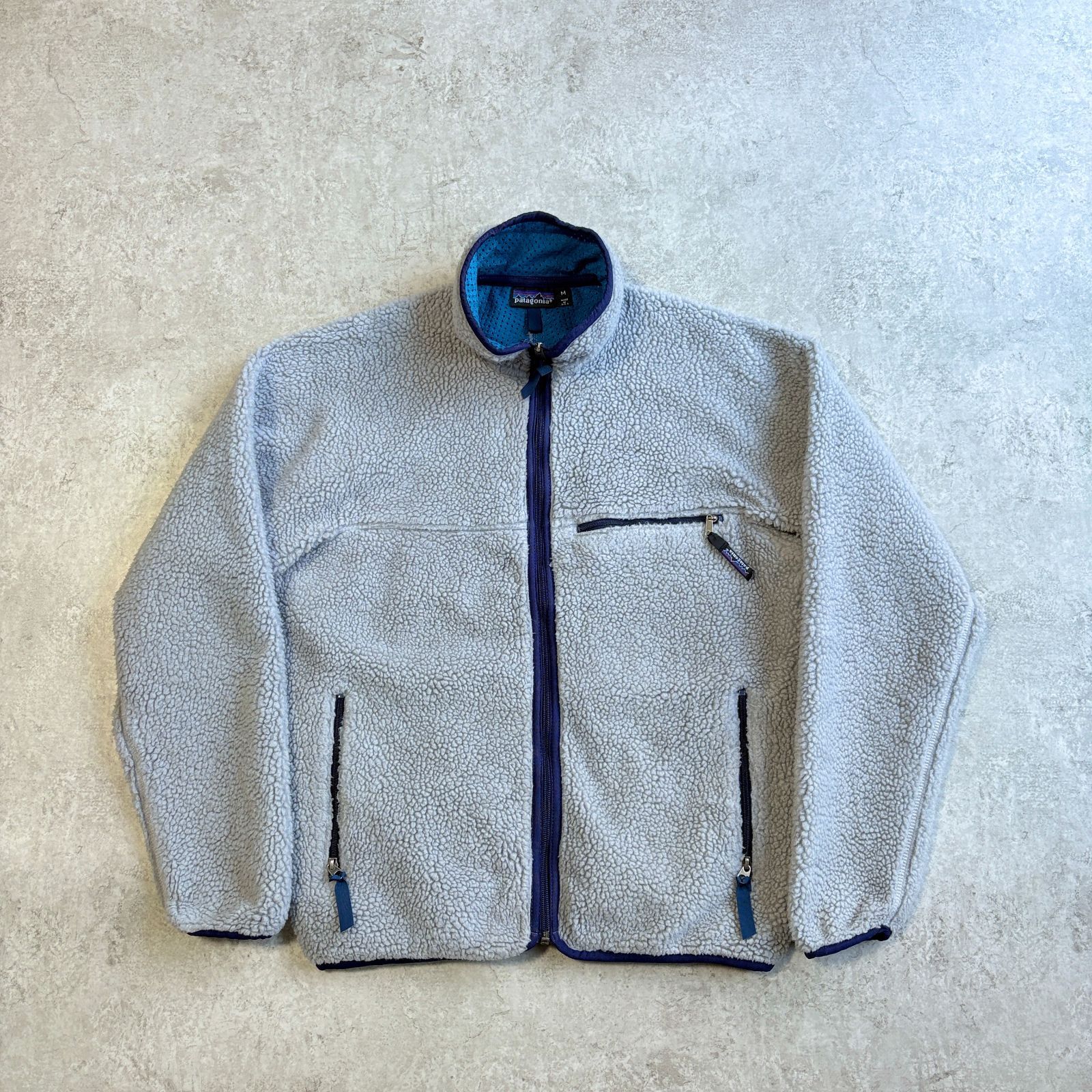 90s 1992年 USA製 patagonia Baby Retro Cardigan 【 lightgray
