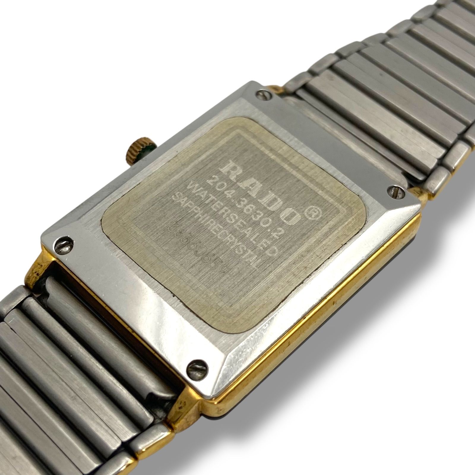 【稼働/新品電池】ラドー　フローレンス　2P ダイヤモンド　スクエア　腕時計 稼働/新品電池 ラドー フローレンス 腕時計 クォーツ 2Pダイヤ ts106