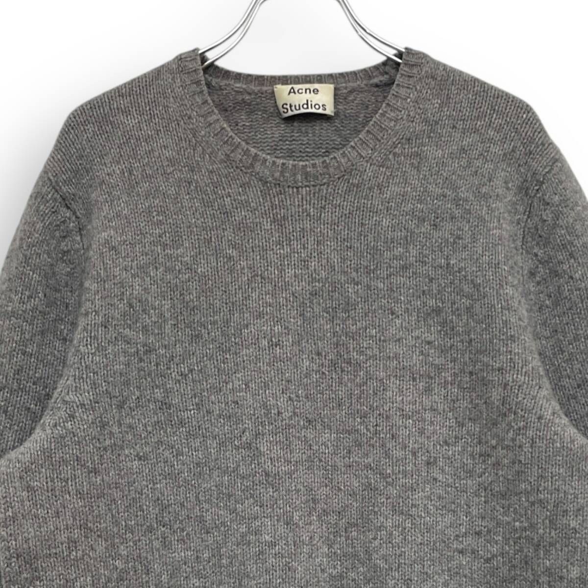 R2641 / Acne Studios アクネ バイカラー ウール ニット セーター XS