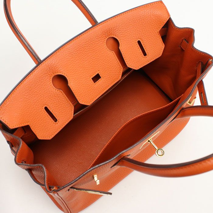 HERMES エルメス バーキン30 ハンドバッグ トゴ Z刻印刻印【中古