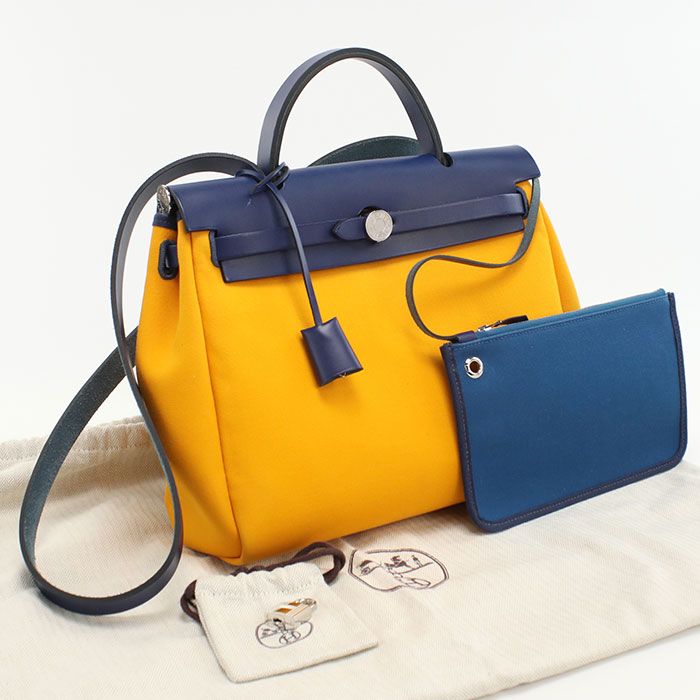 HERMES エルメス エールバッグジップPM 2WAY トートバッグ トワル