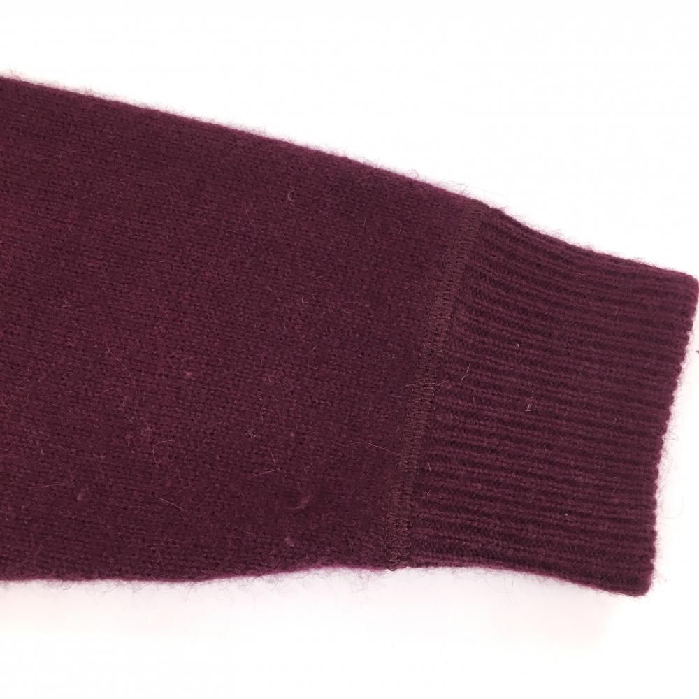 美品】マスターバニー フード付きセーター ボルドー ロゴ刺しゅう