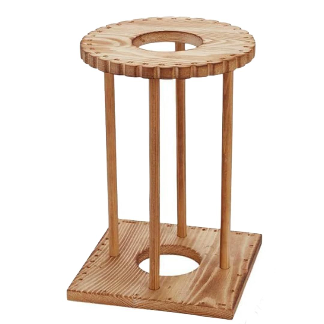 moire imports 組紐 木製 卓上組紐 ミサンガ ブレスレット ディスク