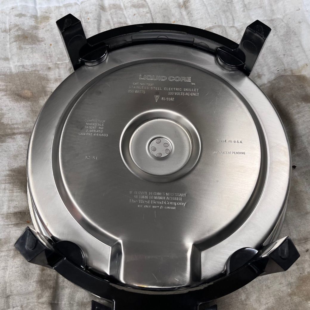 動作確認済】【中古】本体のみ インコア 電気フライパン LIQUID CORE