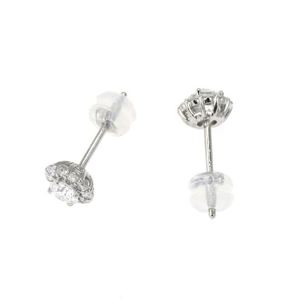 ダイヤモンド　ピアス　D0.35ct 新品 Pt900 さくらカット ダイヤモンド ピアス 0.485ct D VS1-2 D0