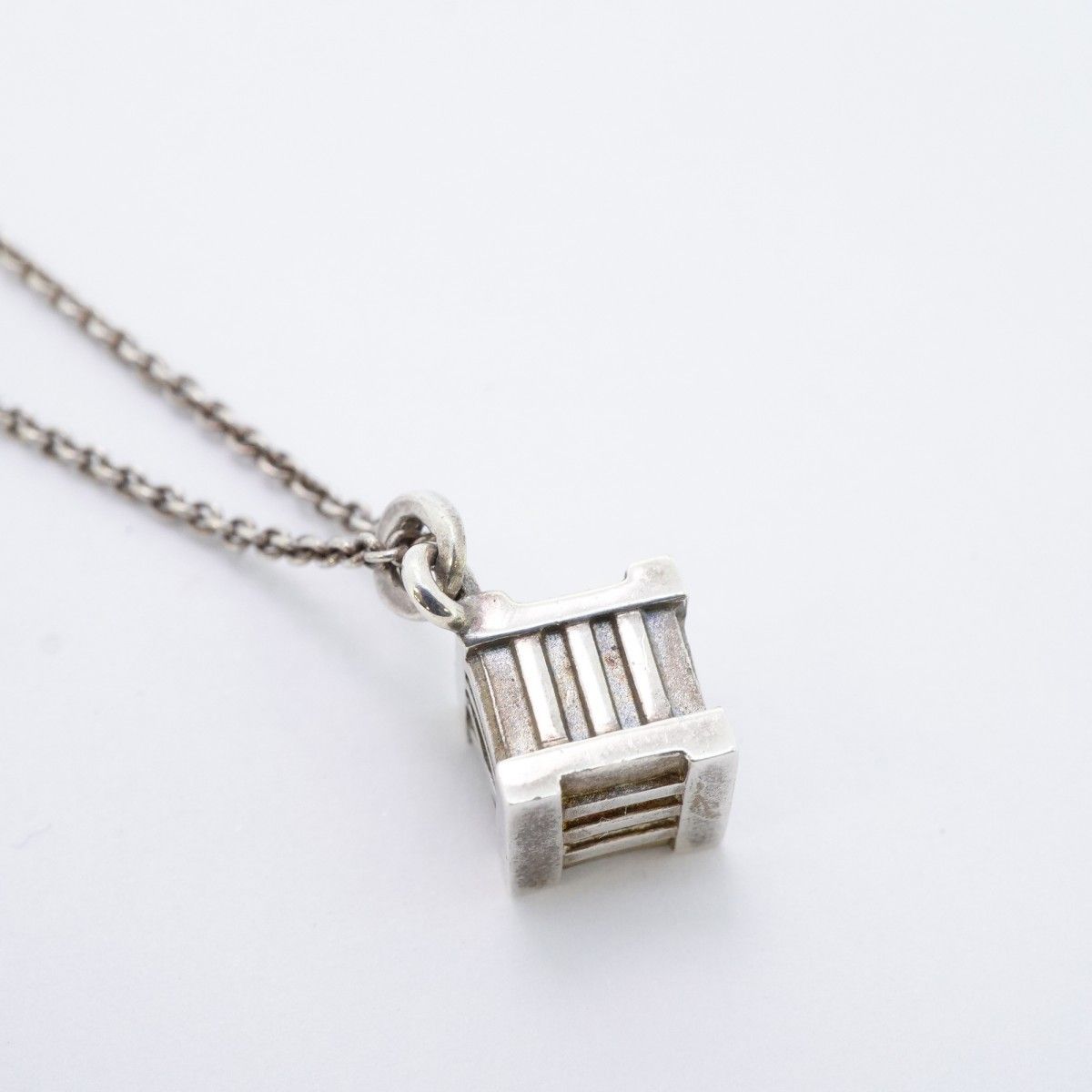 6jab0025】ティファニー ネックレス アトラス キューブ シルバー925