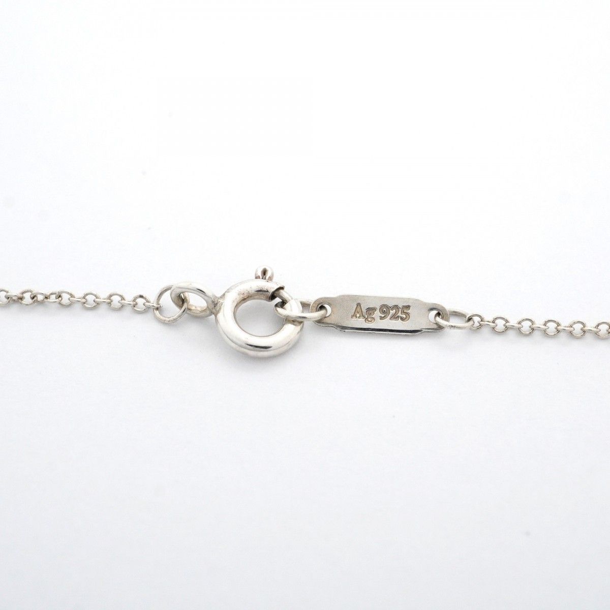 6jab0036】ティファニー ネックレス 1837/サークル シルバー925【中古