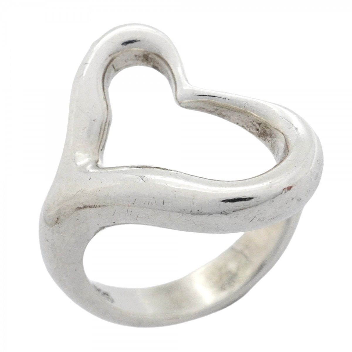 6jab0041】ティファニー リング オープンハート シルバー925 15号