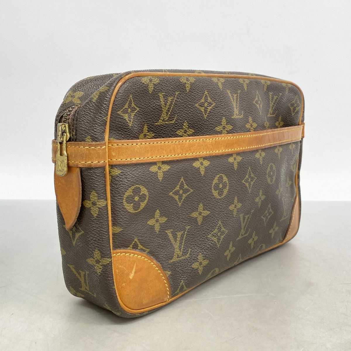 6ab1593】ルイヴィトン クラッチバッグ モノグラム コンピエーニュ28