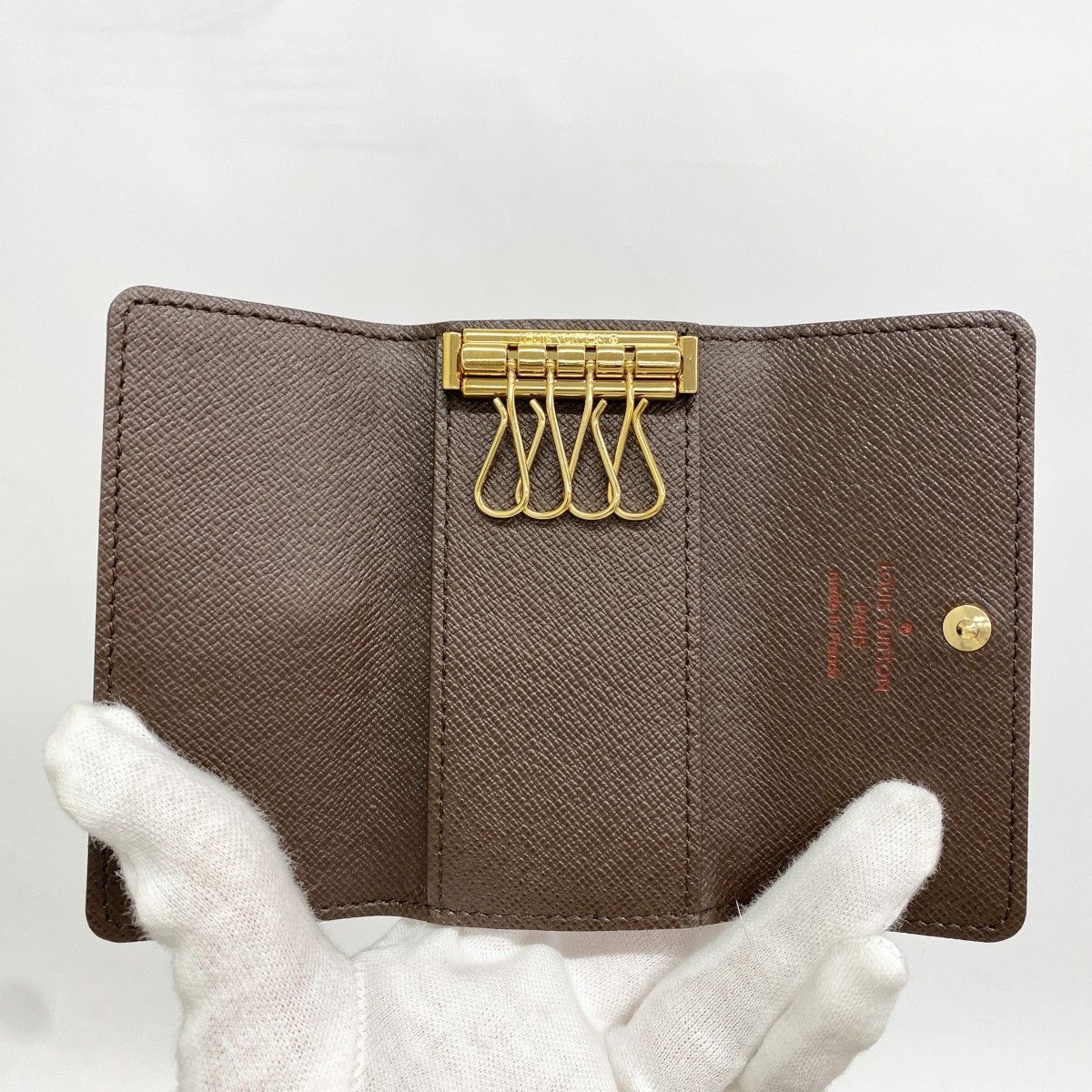 6ac1865】ルイヴィトン キーケース ダミエ ミュルティクレ4 N62631