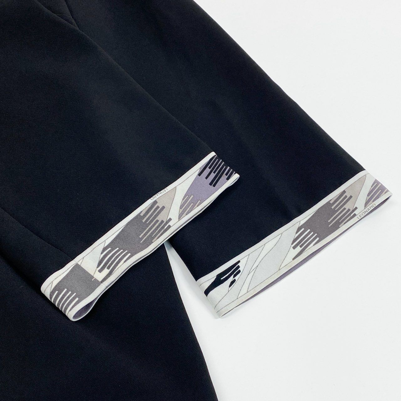 20a14 LEONARD FASHION レオナール 7分袖カットソー トップス カンカン