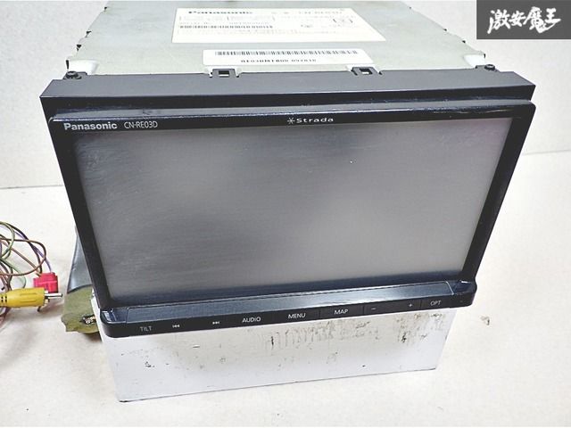 ☆通電OK☆ Panasonic パナソニック ストラーダ CN-RE03D メモリーナビ