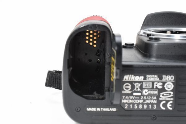 新品級 NIKON ニコン D80 ショット数 2282枚 説明書付 M500 極美品｜Nikon D80 ショット数2,797 枚 デジタル一眼レフカメラ ボディ