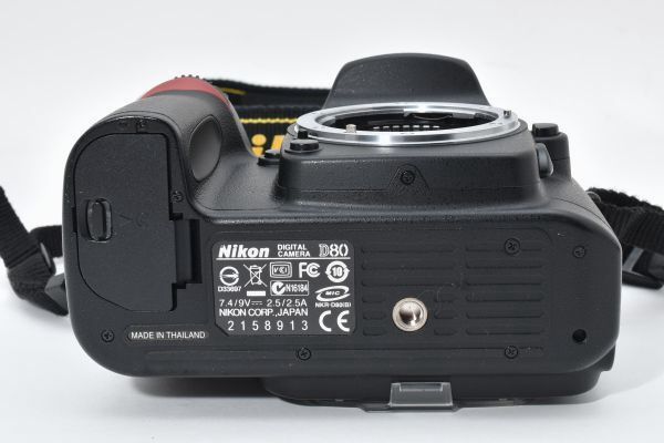 極美品｜Nikon D80 ショット数2,797 枚 デジタル一眼レフカメラ ボディ