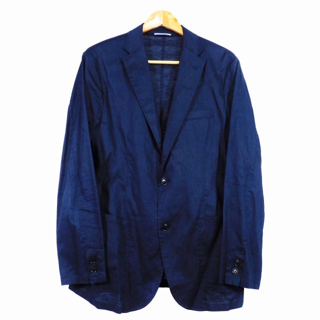 シップス SHIPS safilin テーラードジャケット 長袖 シングル 麻