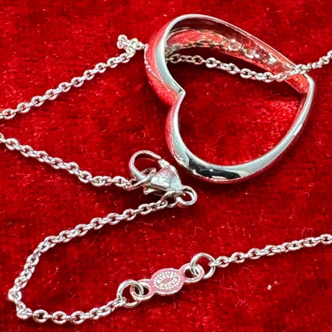 美品 ハートネックレス ♯600A ジョージジェンセン/GEORG JENSEN 