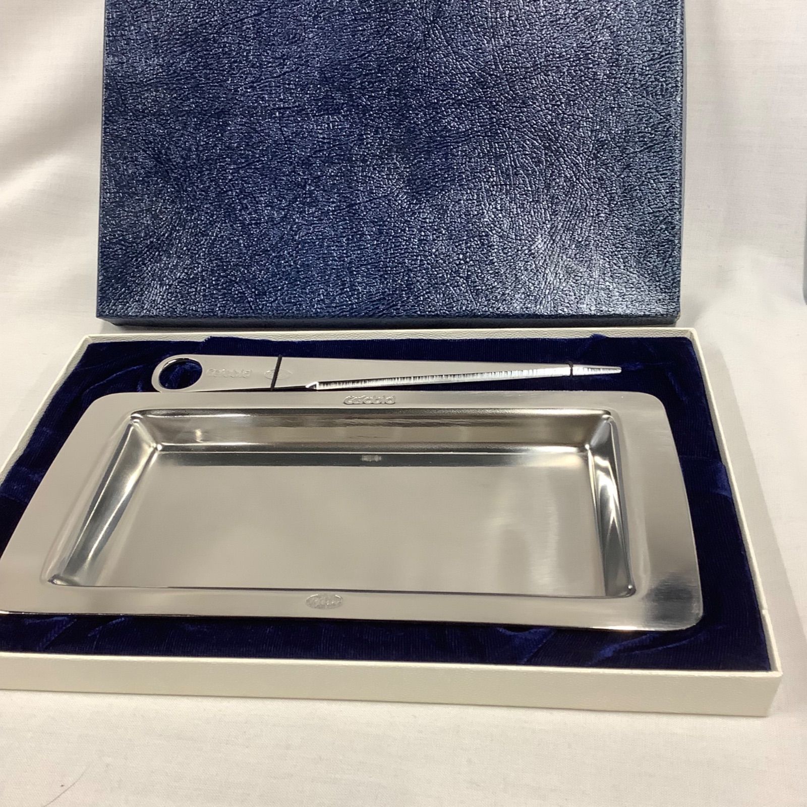 ペーパーナイフ付きトレイ シルバー 三越 ファイザー R790 - メルカリ