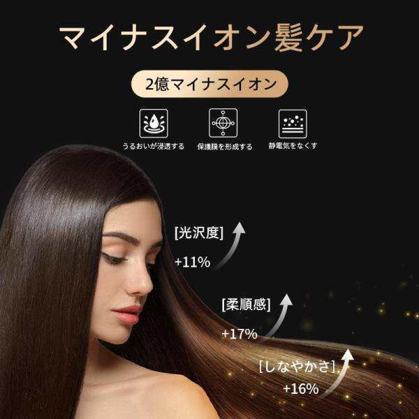 ドライヤー ヘアドライヤー 速乾 高級 3段階調節可能 自動恒温システム