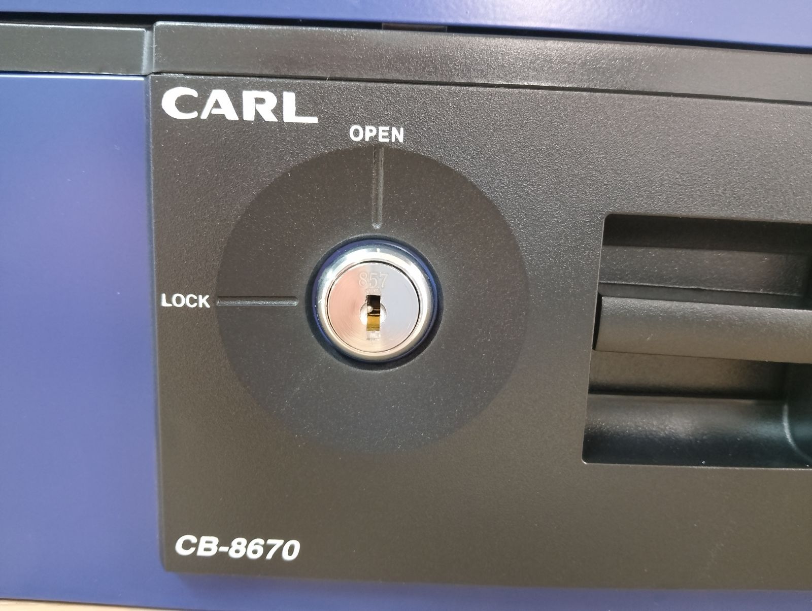 メーカー訳あり品】カール事務器(CARL) 手提げ金庫キャッシュボックス 