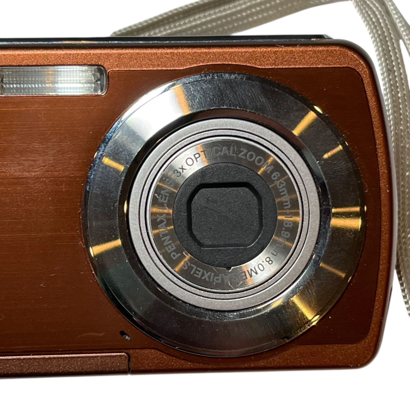 動作品】PENTAX ペンタックス Optio M40 レトロコンデジ 茶色 2026年