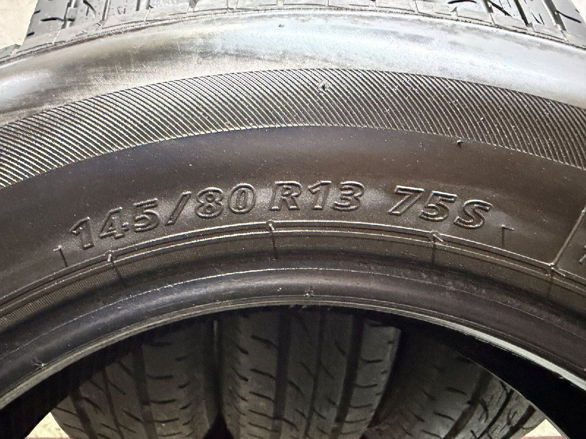 BS BRIDGESTONE NEXTRY 145/80R13 13インチ 夏タイヤ 4本 21年製 MR