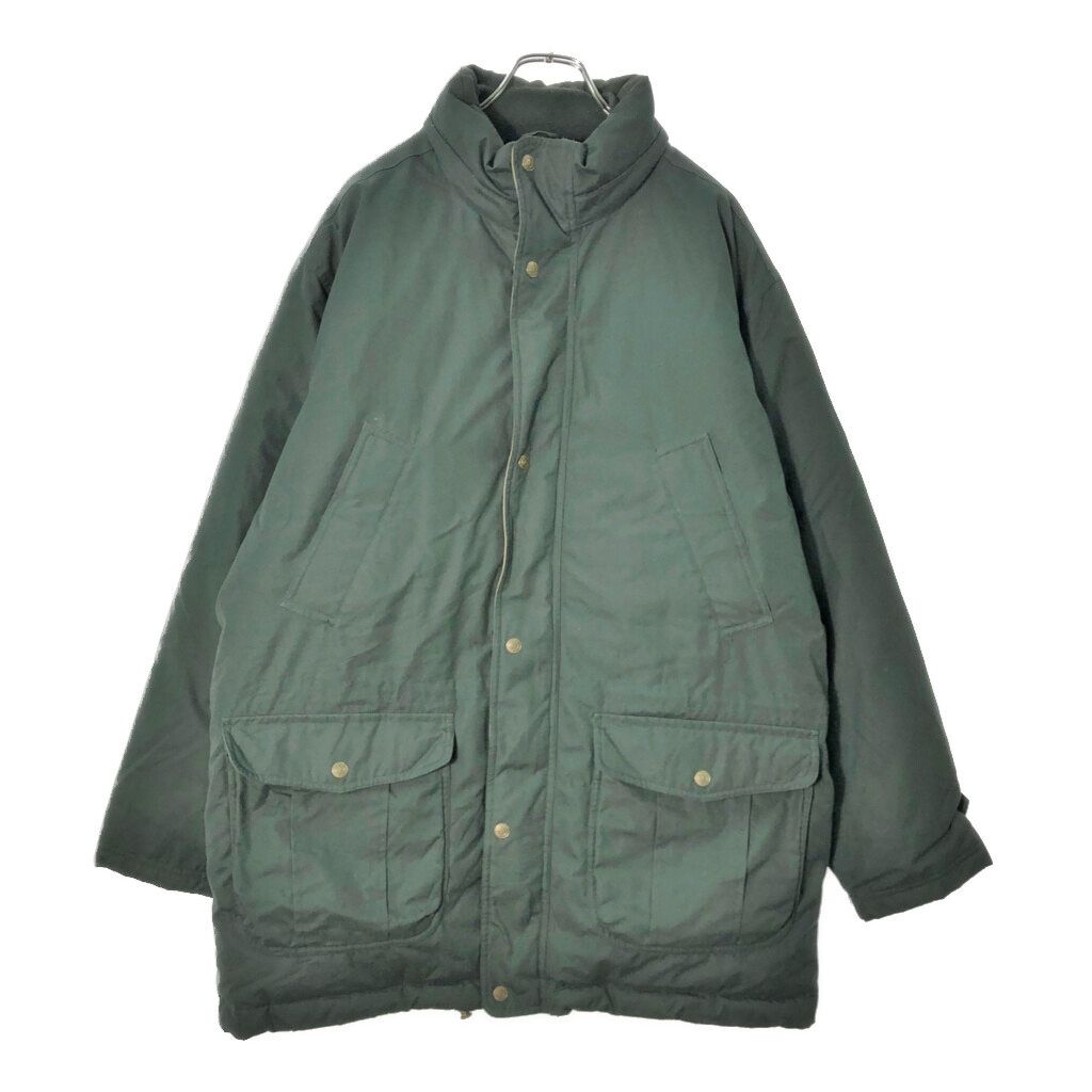 90年代 LANDS' END ランズエンド ダウンジャケット グリーン(メンズ L