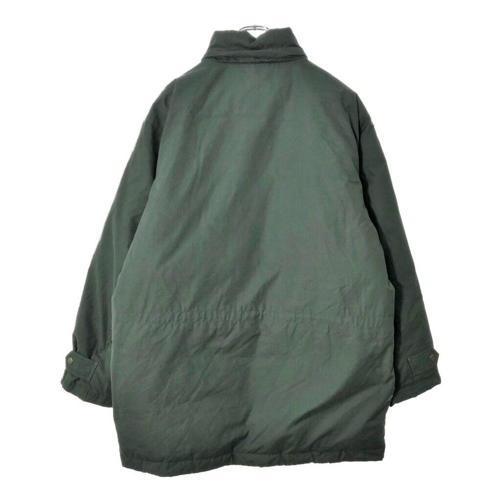 90年代 LANDS' END ランズエンド ダウンジャケット グリーン(メンズ L