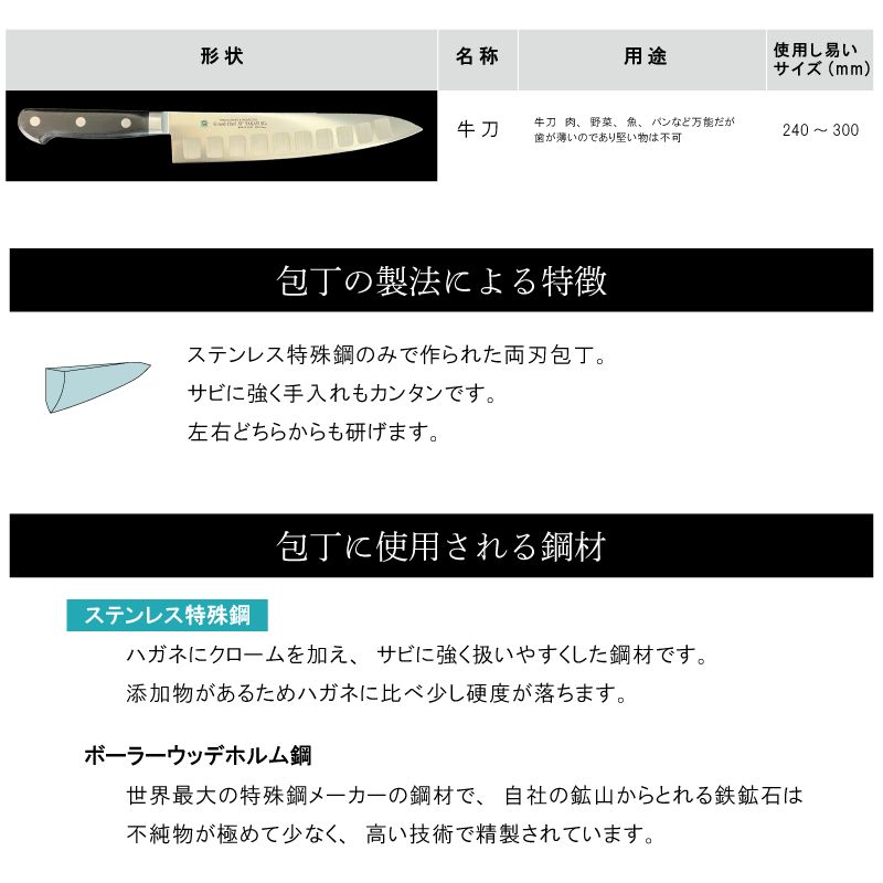 最 食洗機対応 堺孝行 洋包丁 グランドシェフSP 牛刀 21 cm