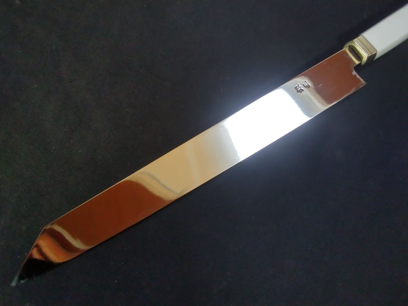 城山刃物製作所(堺業務用刃物メーカー直売)九寸 切付け柳刃 銀三鋼二層