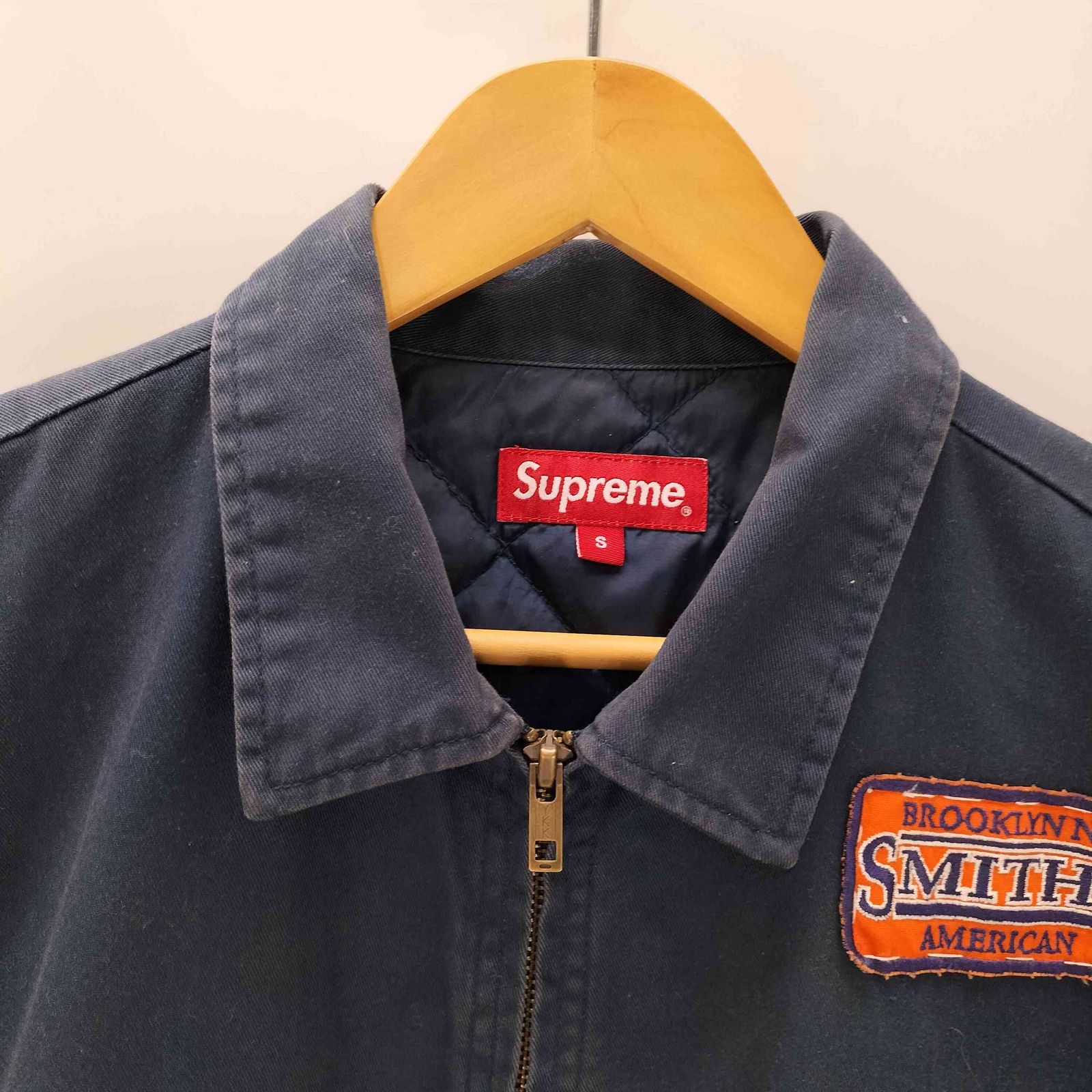シュプリーム Supreme 19AW cop car embroidered work jacket