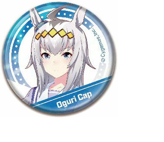 ウマ娘 プリティーダービー CANバッジ A オグリキャップ カンバッジ