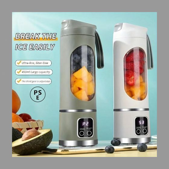 新品?未使用】 ジューサー ミキサー 丸洗い可 500ML 携帯ジューサー お