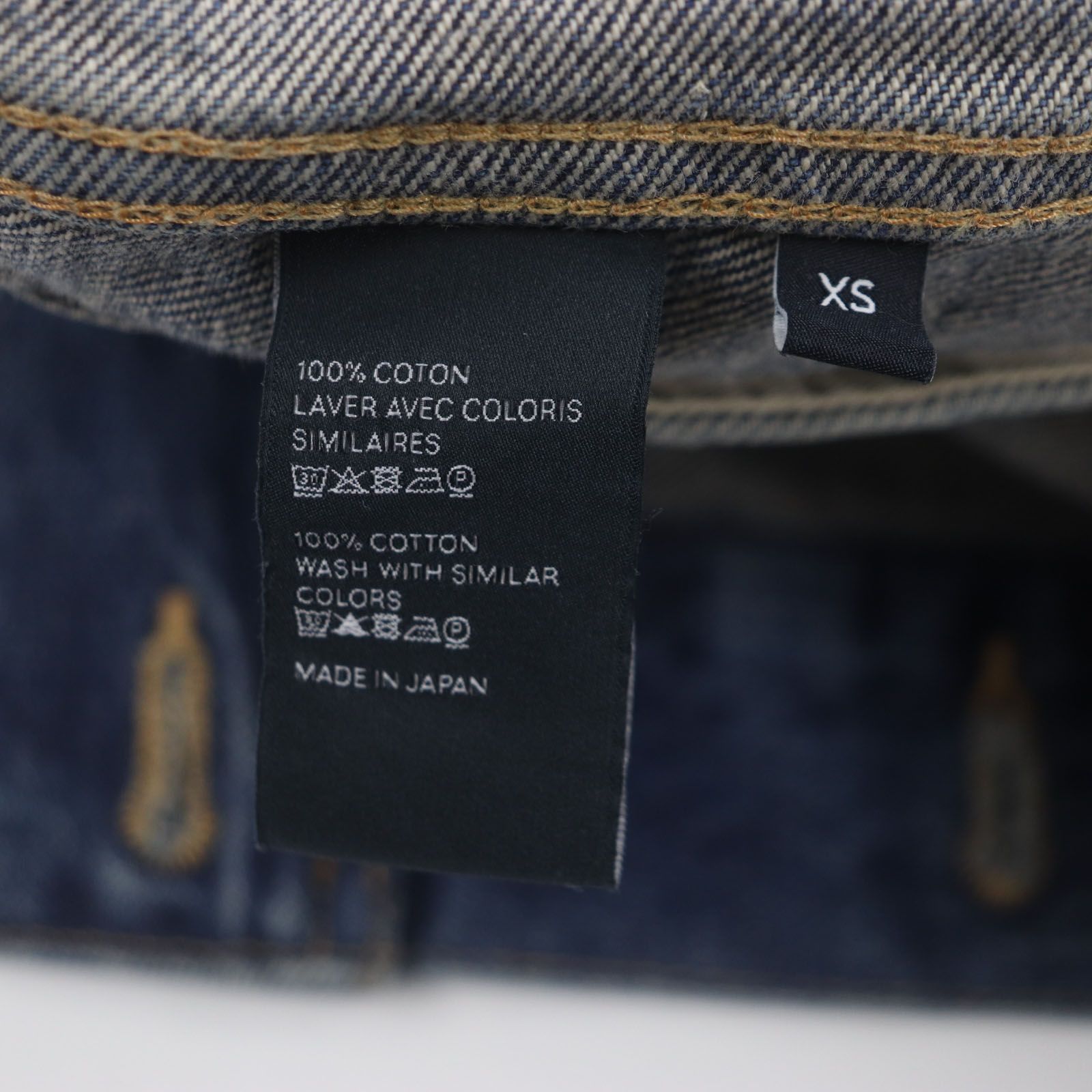 極美品▽CELINE セリーヌ 2Q493365M TRUCKER JACKET コットン100