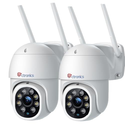 Ctronics 防犯カメラ 屋外 セット 5GHzWiFi/Y31361-O1 Ctronics 防犯