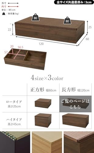 畳の上ページ 萩原 ユニット畳 畳座 たたみ 小上がり 【 萩原のい草 】高床式 畳 大