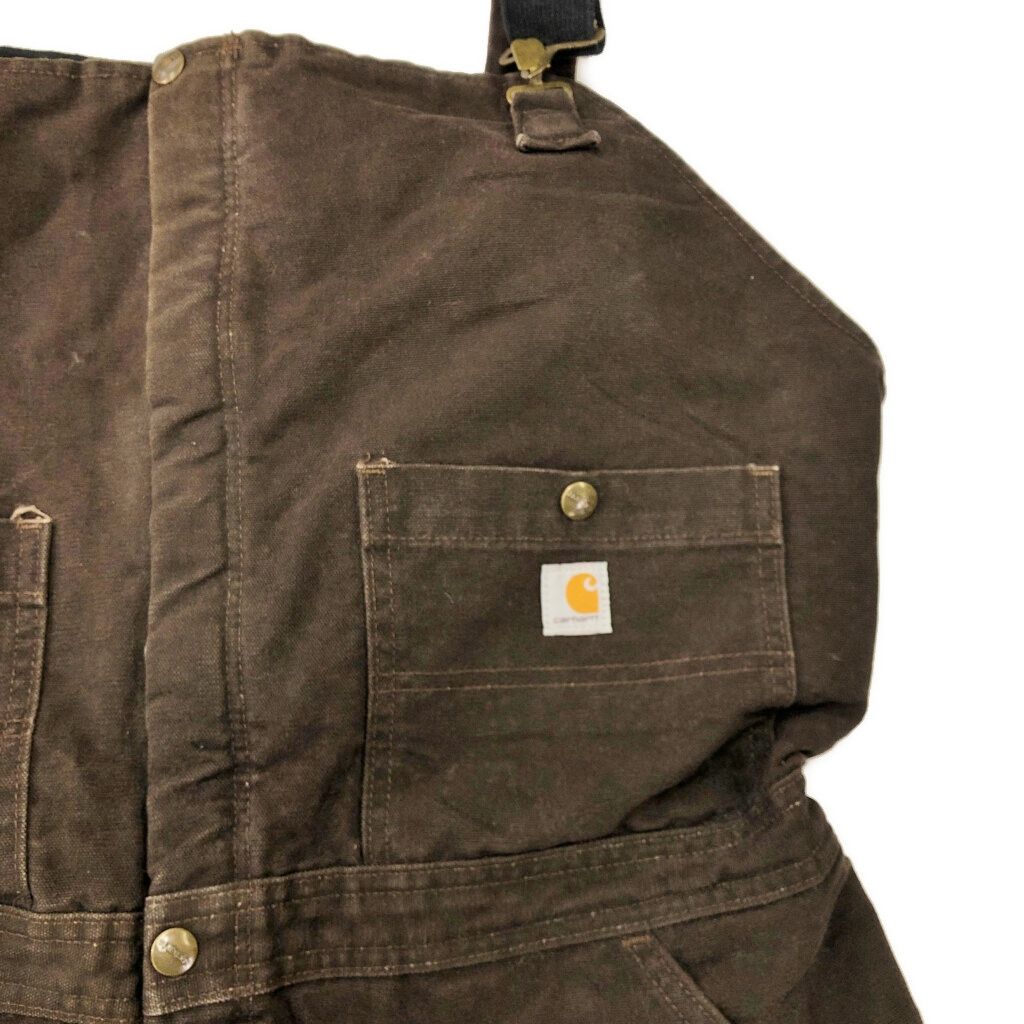 Carhartt カーハート ダック ダブルニー ビブオーバーオール ブラウン