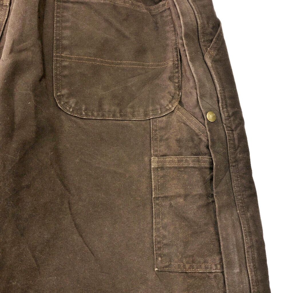 Carhartt カーハート ダック ダブルニー ビブオーバーオール ブラウン