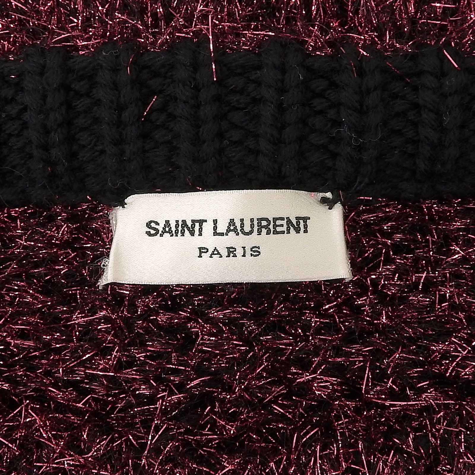 極美品△SAINT LAURENT PARIS サンローランパリ 19年製 563424 ラメ