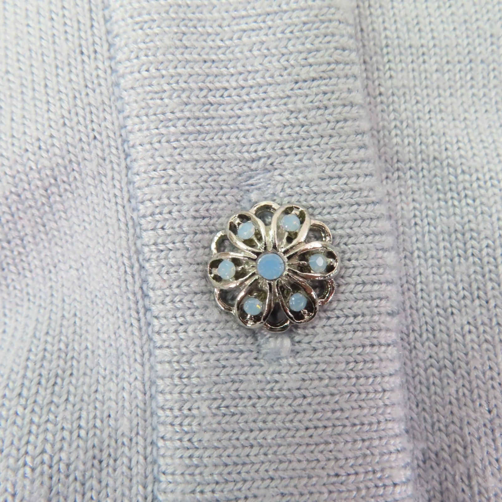 美品☆FOXEY フォクシー 45151 Silky Blossom シルク100％ クロップド