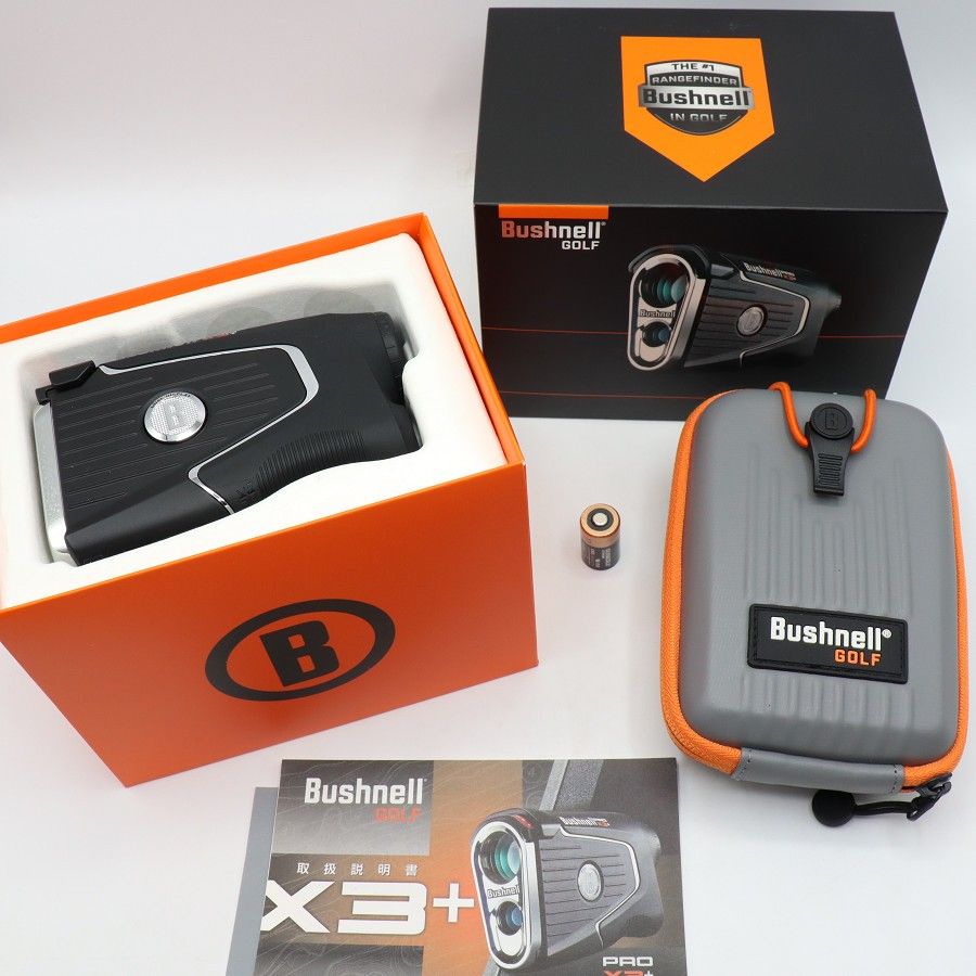 美品】Bushnell PINSEEKER PRO X3 PLUS JOLT ゴルフ用レーザー距離計