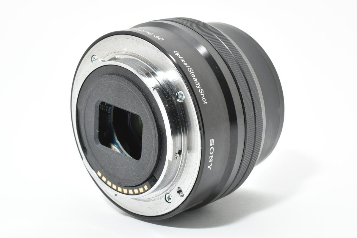 ジャンク SONY E PZ 16-50mm F3.5-5.6 OSS SELP1650 ブラック YM5204