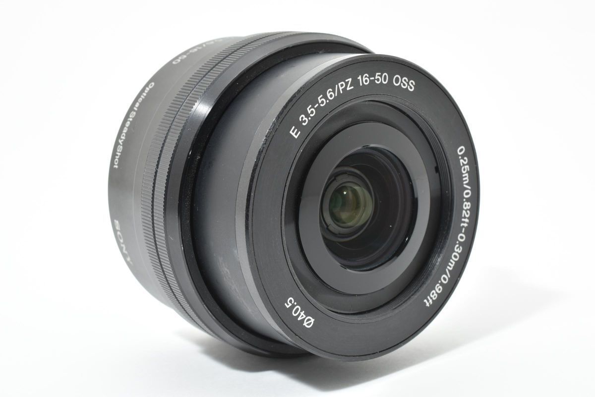 ジャンク SONY E PZ 16-50mm F3.5-5.6 OSS SELP1650 ブラック YM5204