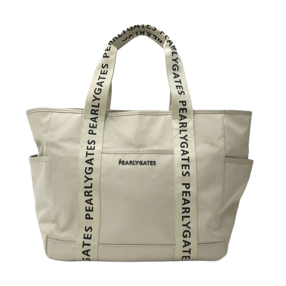 PEARLY GATES ベージュ ロッカートートバッグ PEARLY GATES パーリーゲイツ ロッカーバッグ トートバッグ ベージュ系