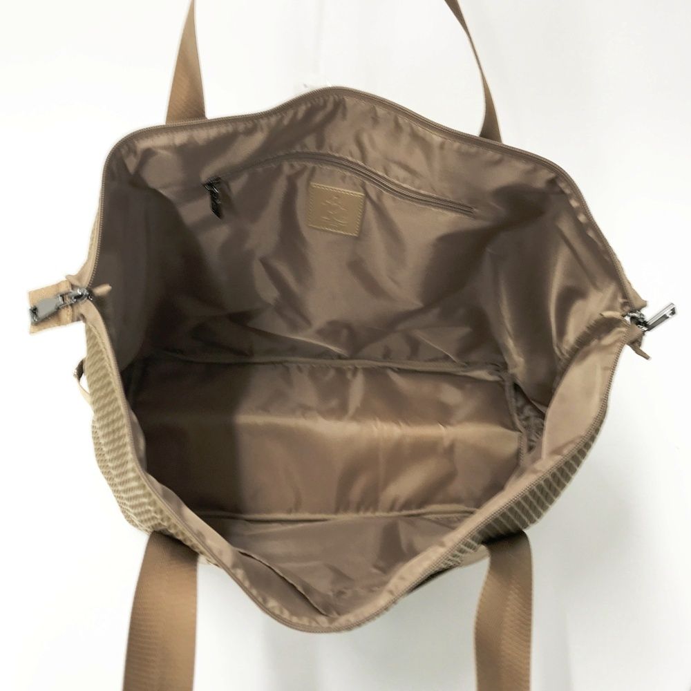 1PIU1UGUALE3 GOLF ロッカーバッグ トートバッグ 非売品 ブラウン系