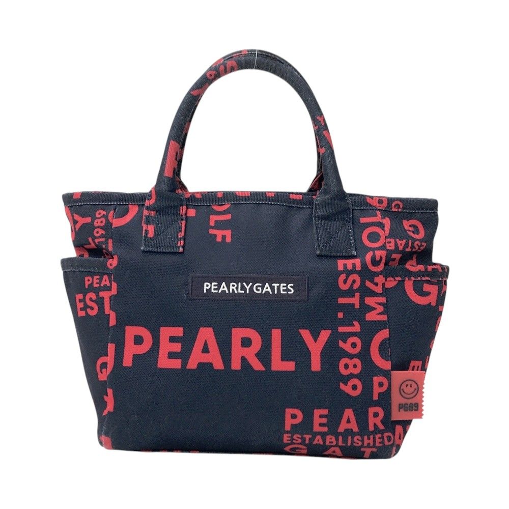 PEARLY GATES パーリーゲイツ カートバッグ ニコちゃん ロゴ 総柄