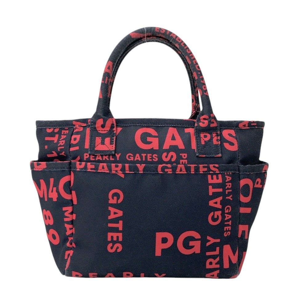 PEARLY GATES パーリーゲイツ カートバッグ ニコちゃん ロゴ 総柄