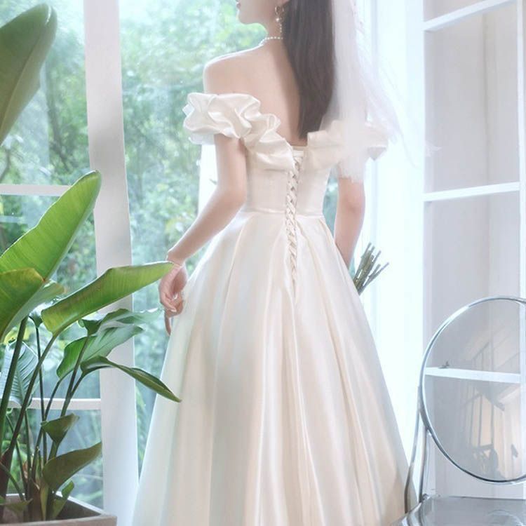 新品未使用ウェディングドレス 結婚式 披露宴 二次会 前撮り フォト