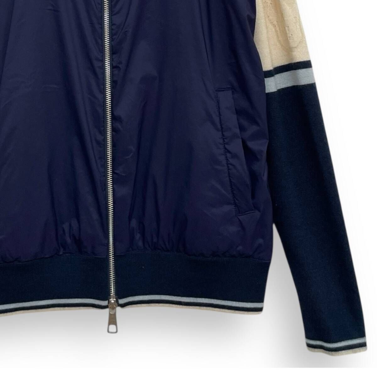 R2643 / MARK&LONA マークアンドロナ ナイロン ウール ニット 中綿